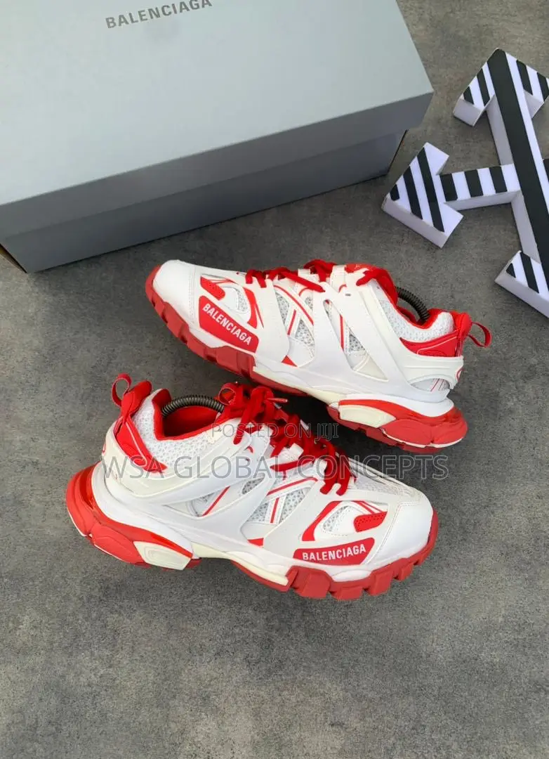 Balenciaga Track 1 Runner Bleeding Red Sneakers