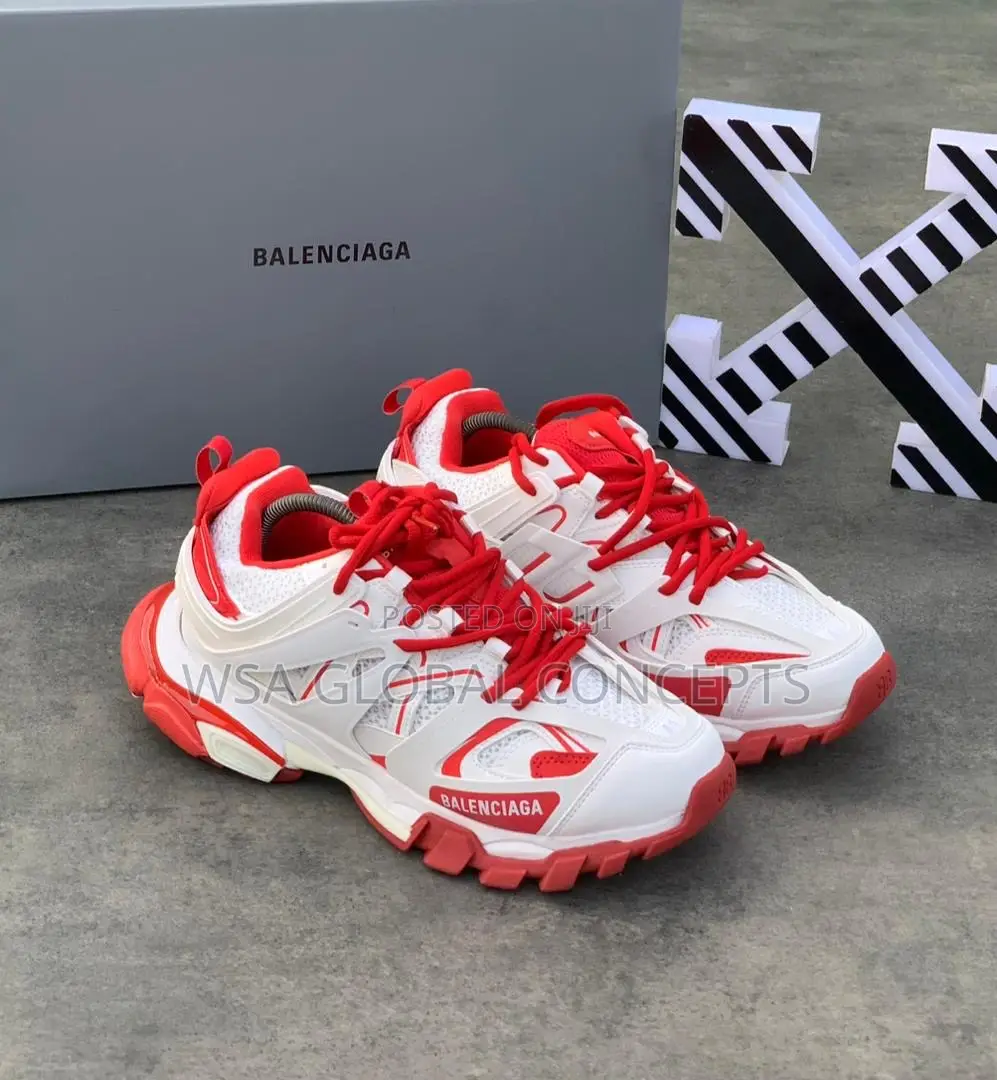 Balenciaga Track 1 Runner Bleeding Red Sneakers