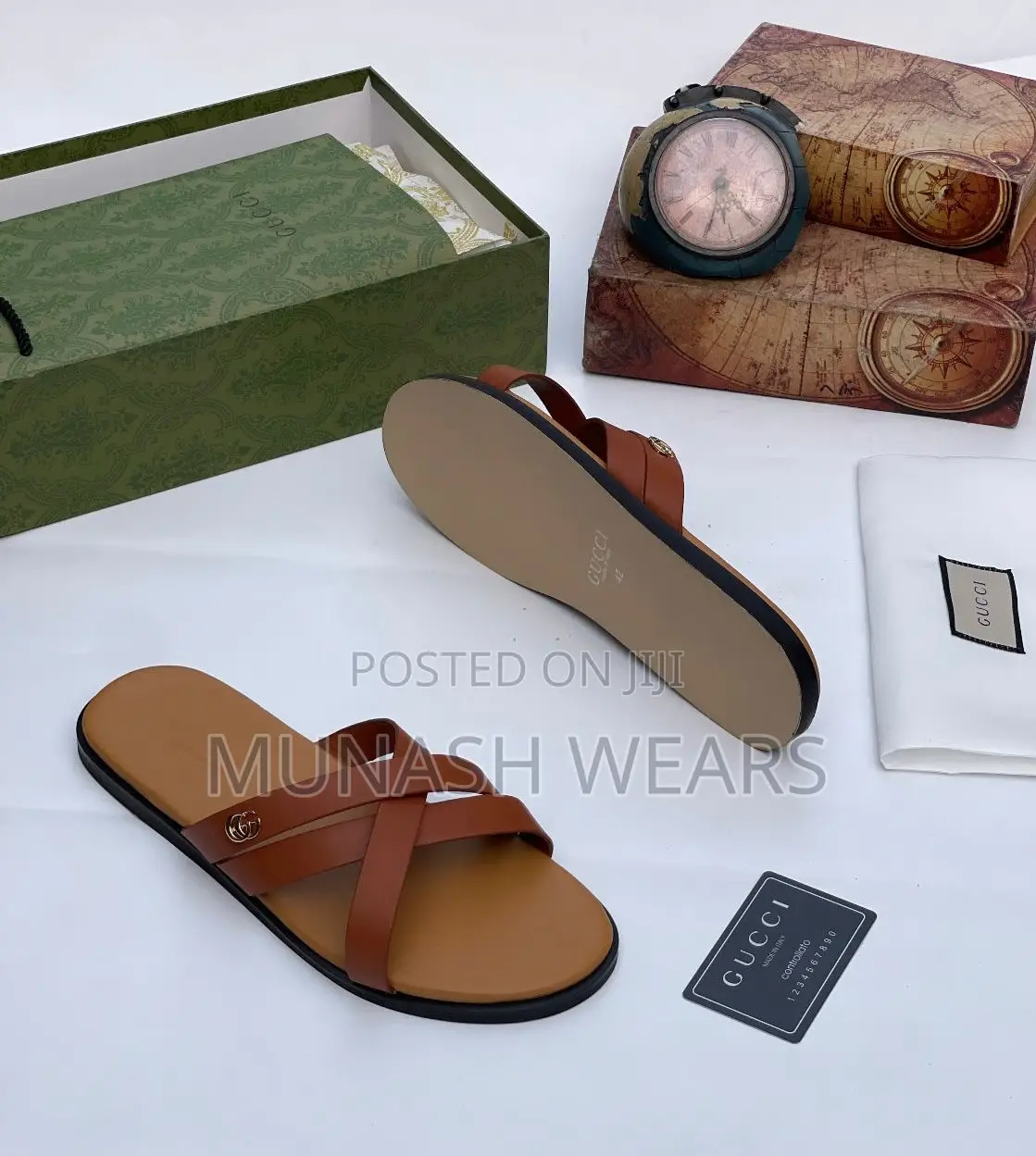 Gucci Leather Slipers