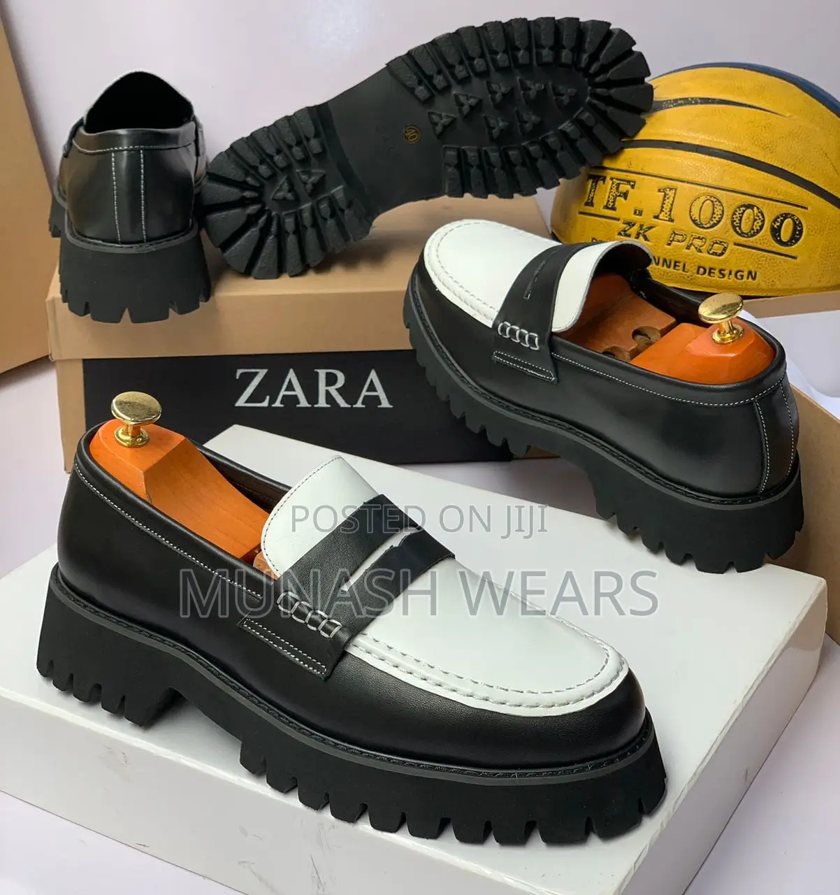 Luxury Zara Big Sole Loafers Shoe