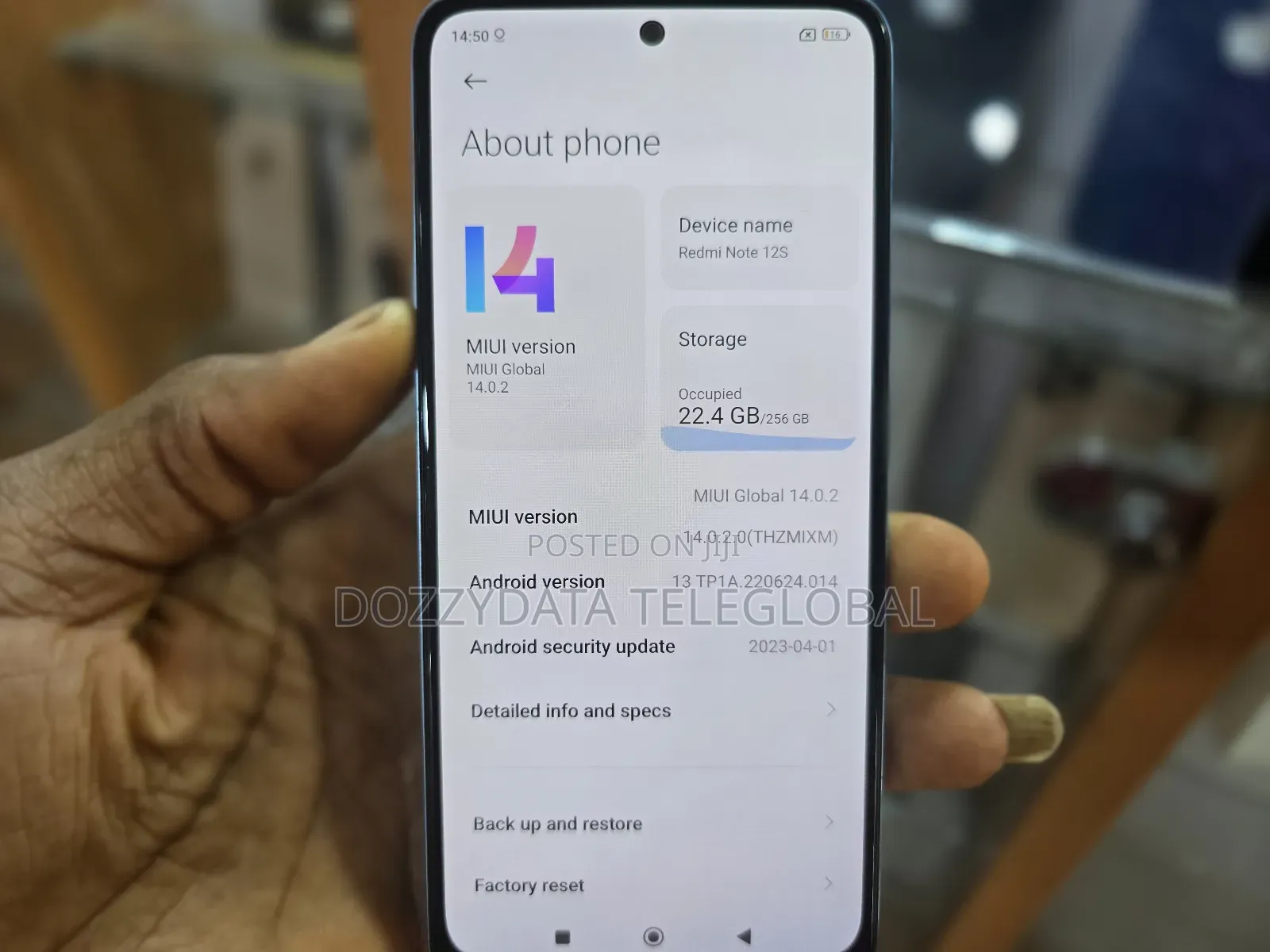 Xiaomi Redmi Note 12S 256 GB Blue