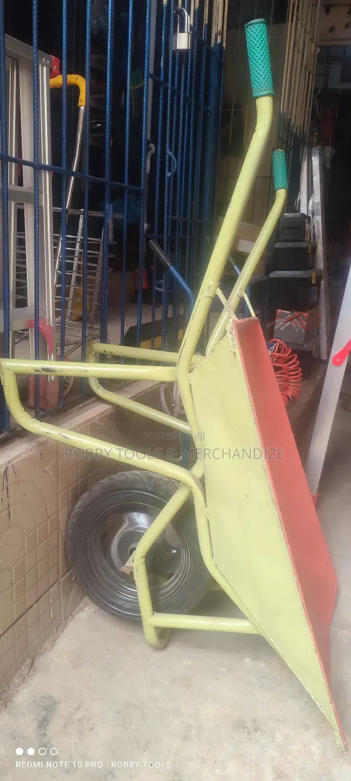 Fabricated Heavy Duty Wheelbarrow