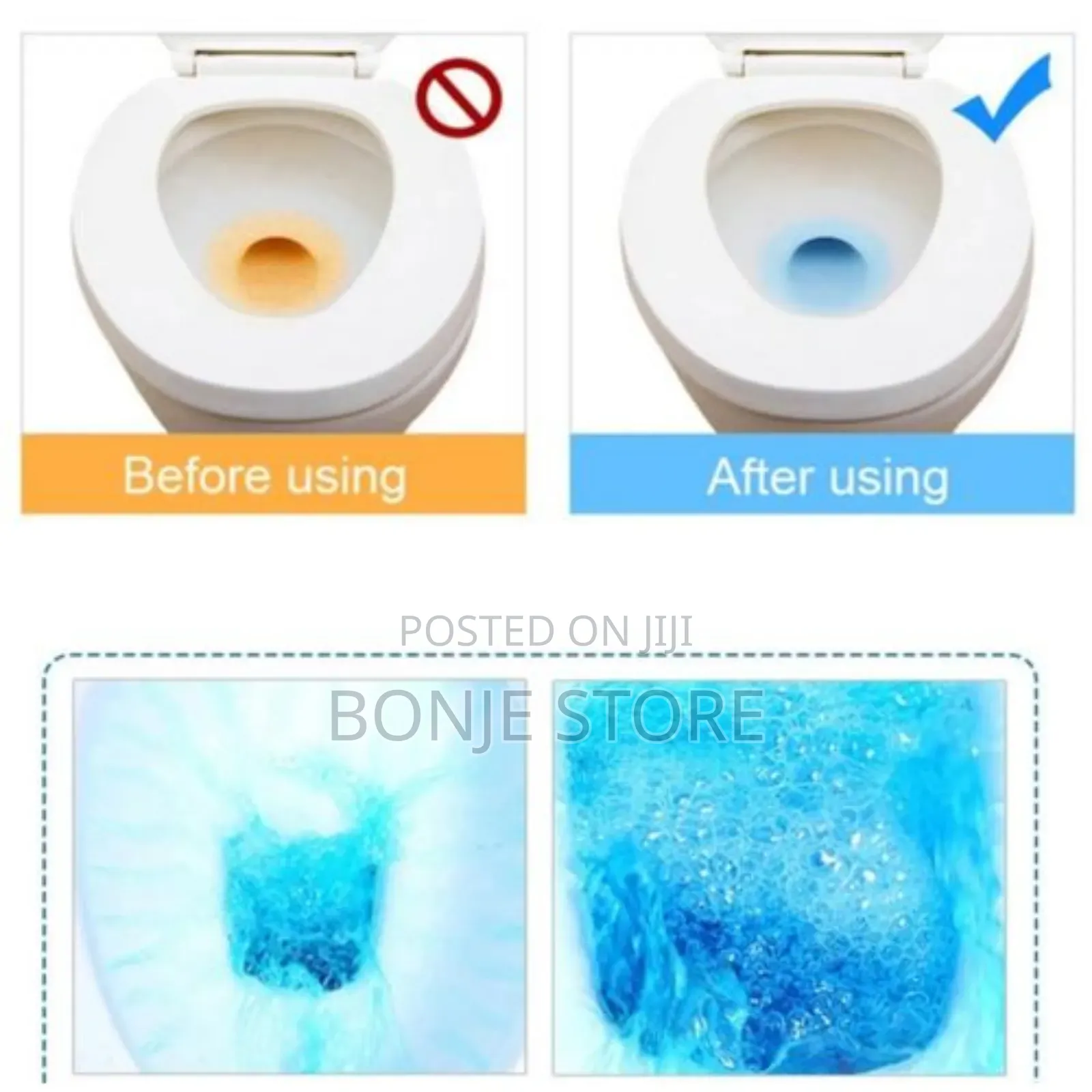 Automatic Flushing Blue Bubble Wc Tablet Flush