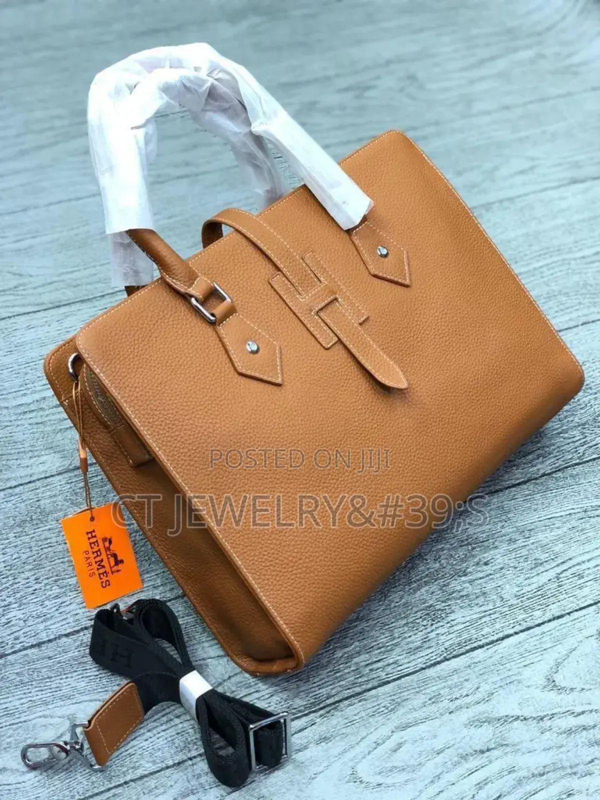 Luxury Genuine Leather Laptop Bag HERMES PARIS (Premium)