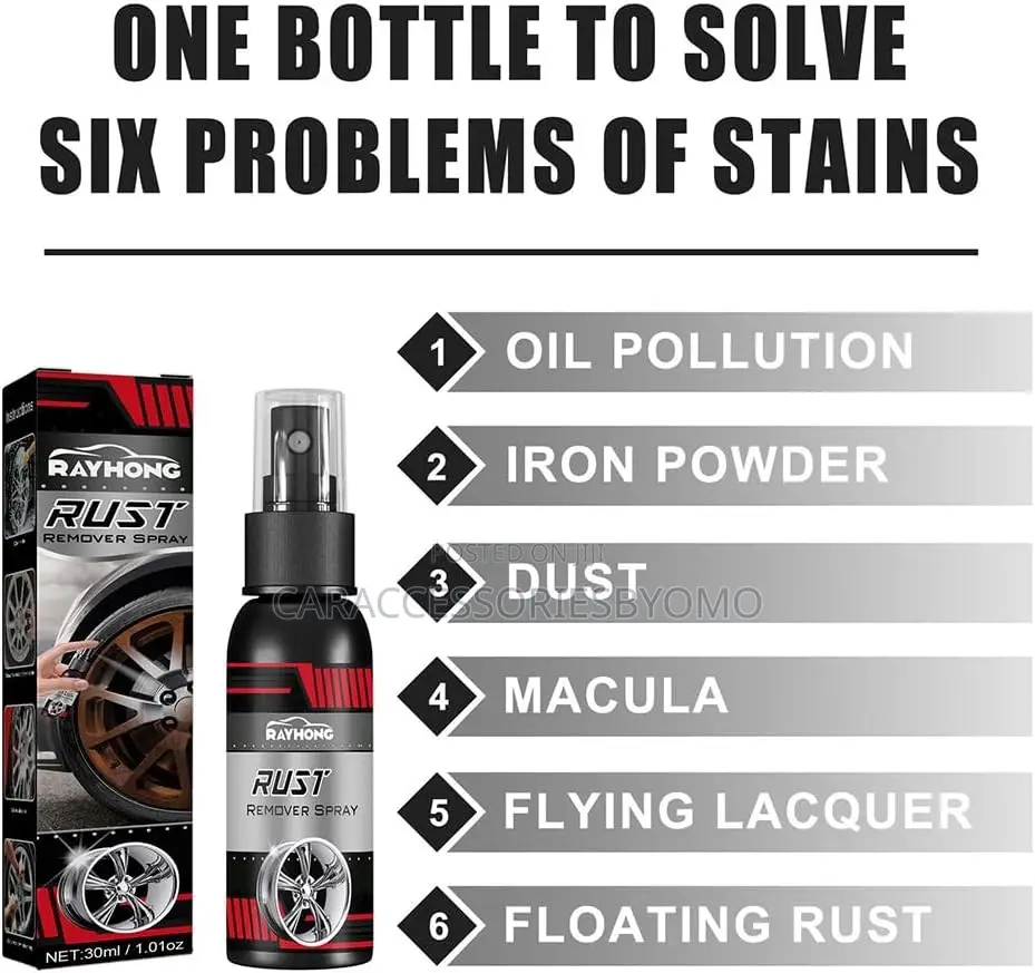 Rayhong Multipurpose Car Rust Remover Spray - 100ml