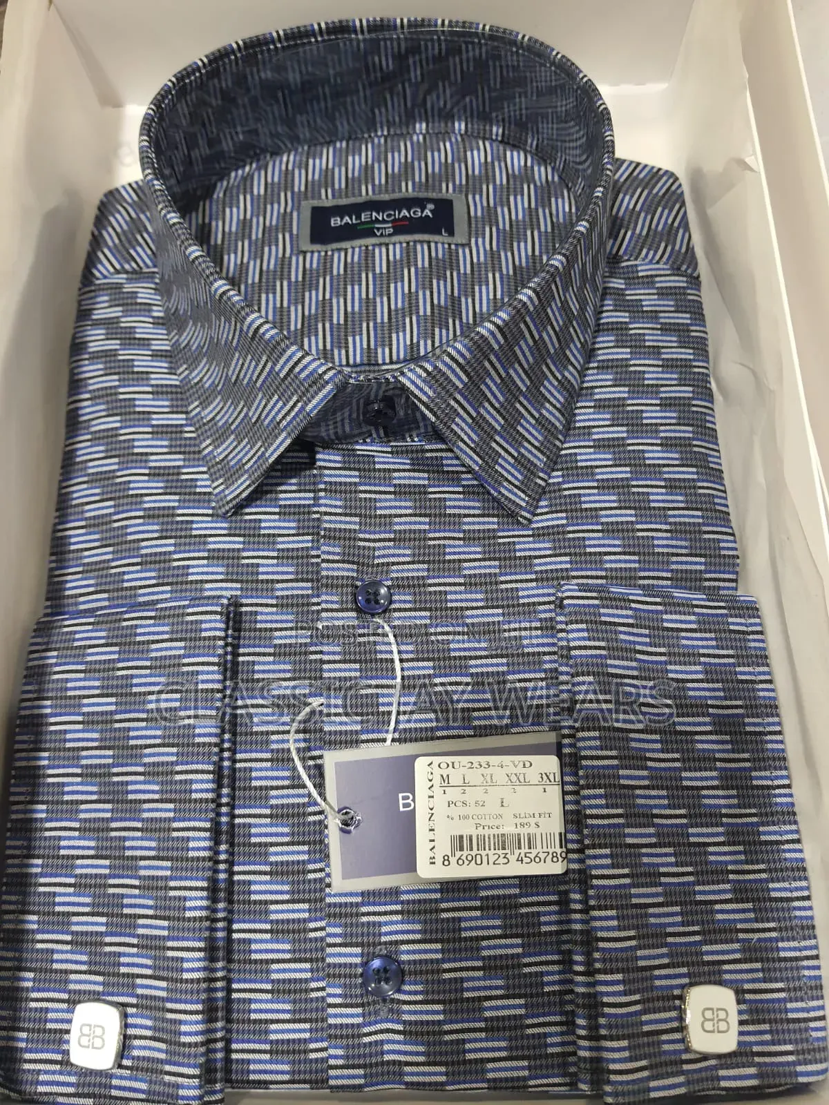 Cool Simple Parking Shirt Long Sleeve for Men