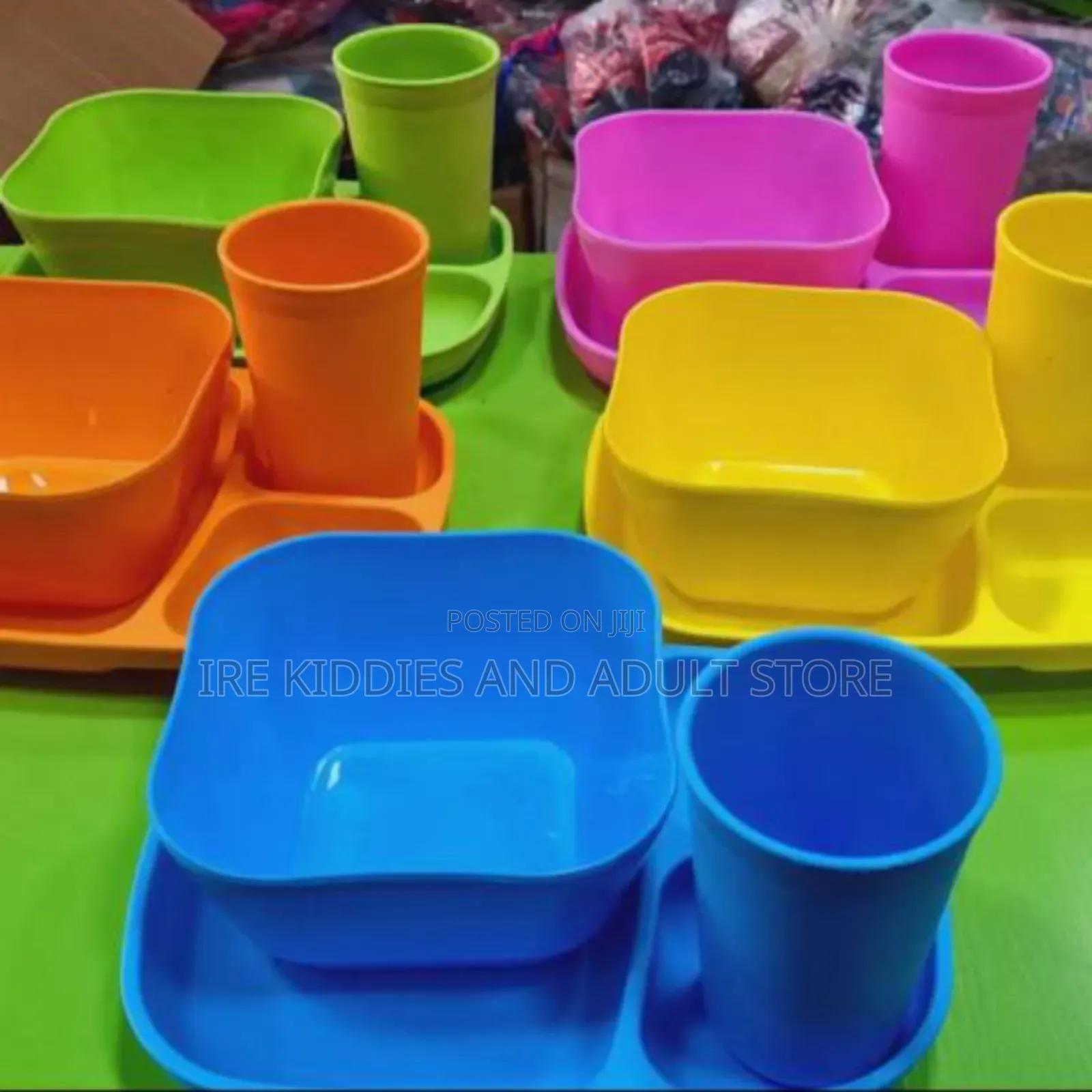 Kiddies Partition Plates, Bowl and Cup