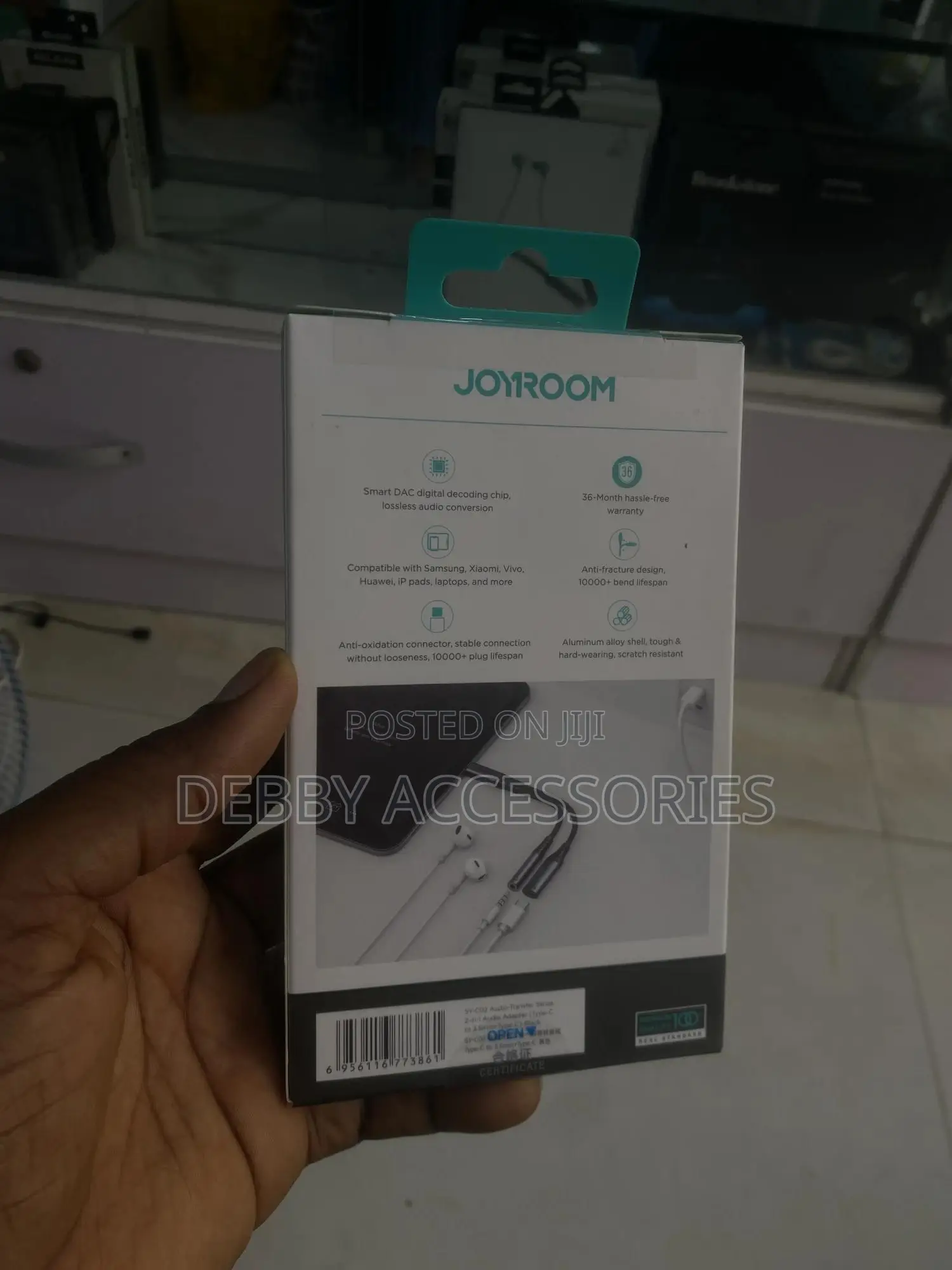 2-in-1 Audio Adapter USB-C to 3.5mm+USB-C
