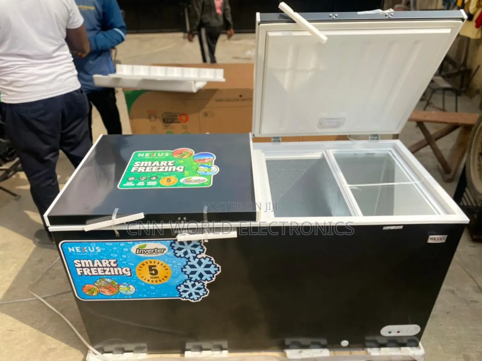New Nexus 500L Inverter Double Door Freezer Energy Saving