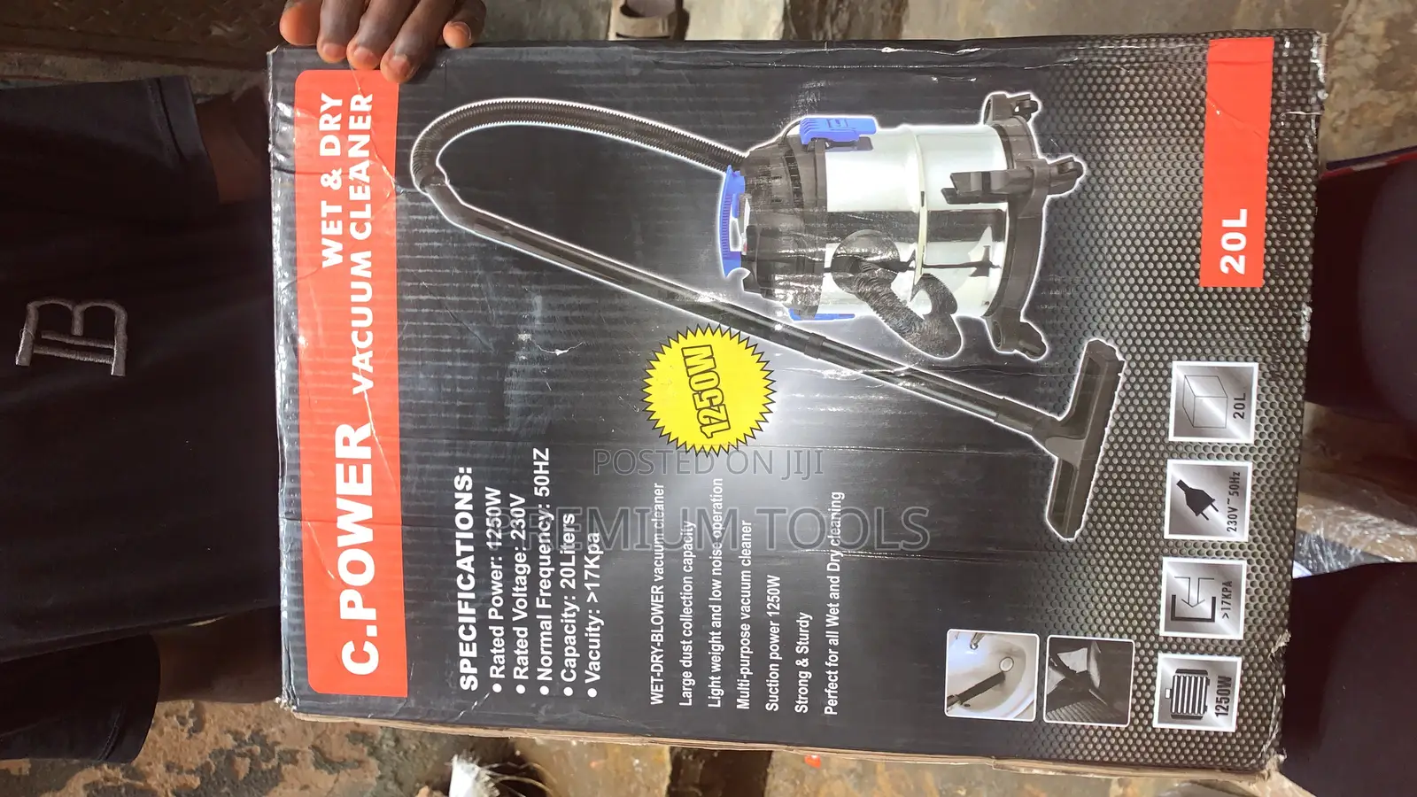 C-Power Vacuum Cleaner 1250w