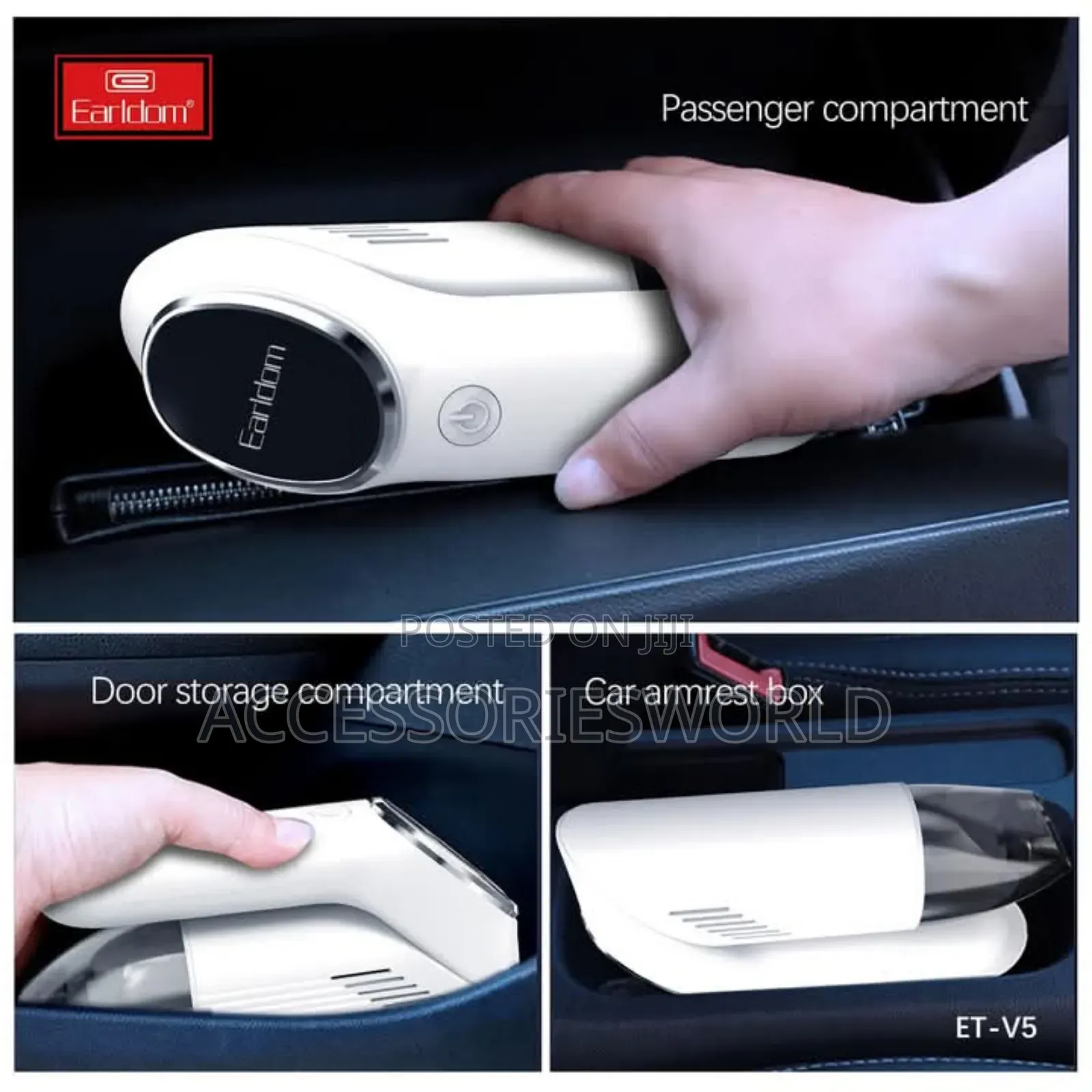 Earldom Et-V5 Foldable Portable Car Vacuum Cleaner