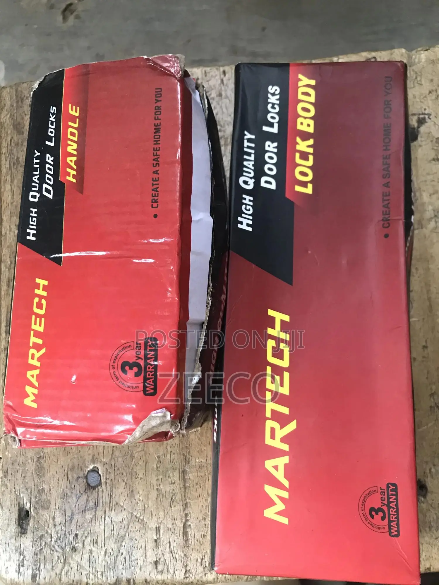 Martech Separat Door Handle Key