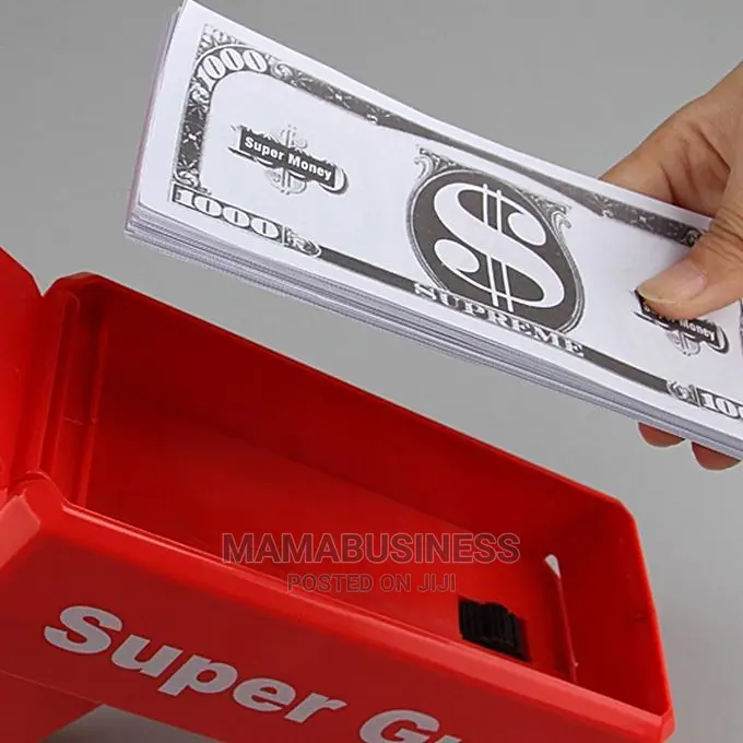 Super Gun Money Gun Money Spraying Machine Red