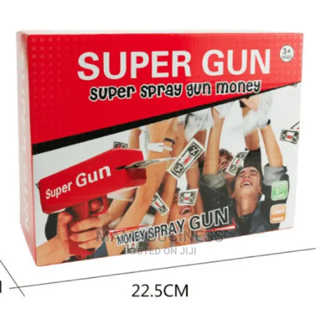 Super Gun Money Gun Money Spraying Machine Red