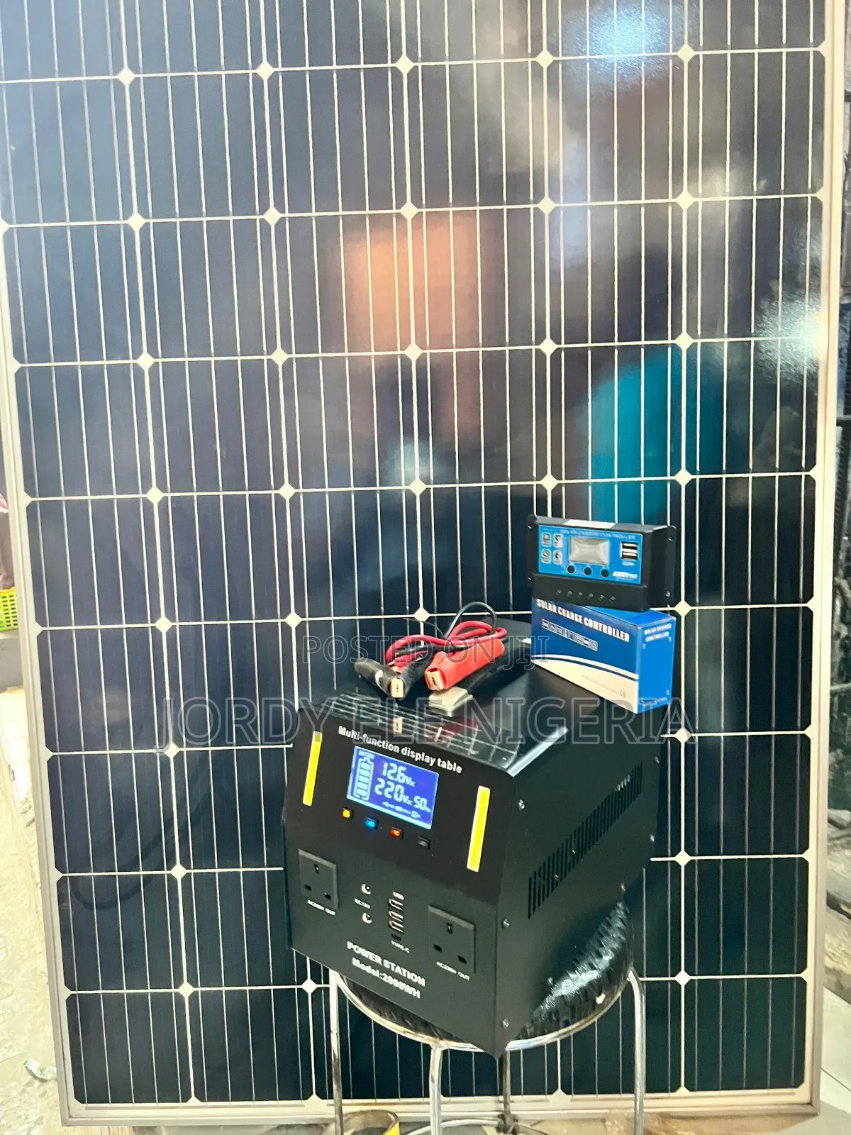 JORDY Solar Generator/Power Station 1000wh With SOLAR PANELS