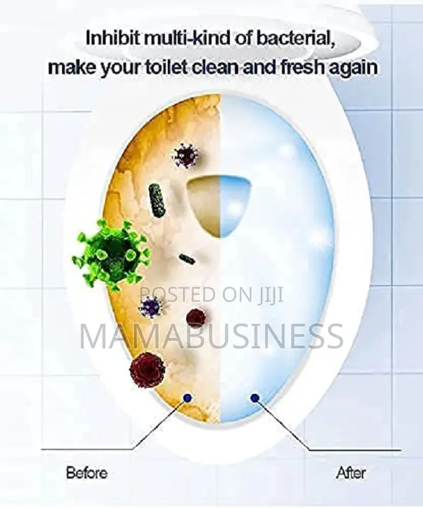 Bubble Blue Toilet Bowl Cleaner - 10 Pieces