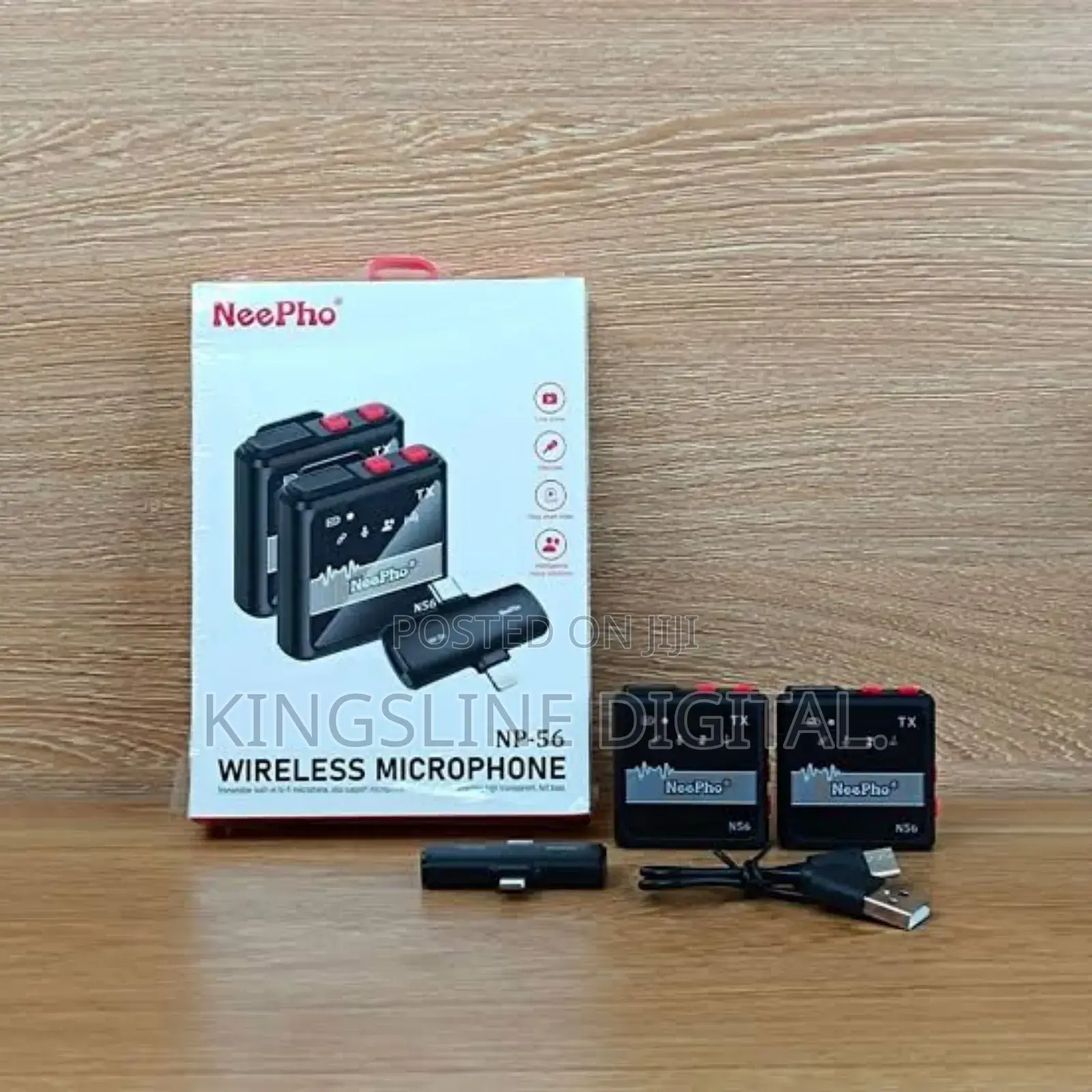Neepho NP-56 Wireless Microphone With Noise Cancellation