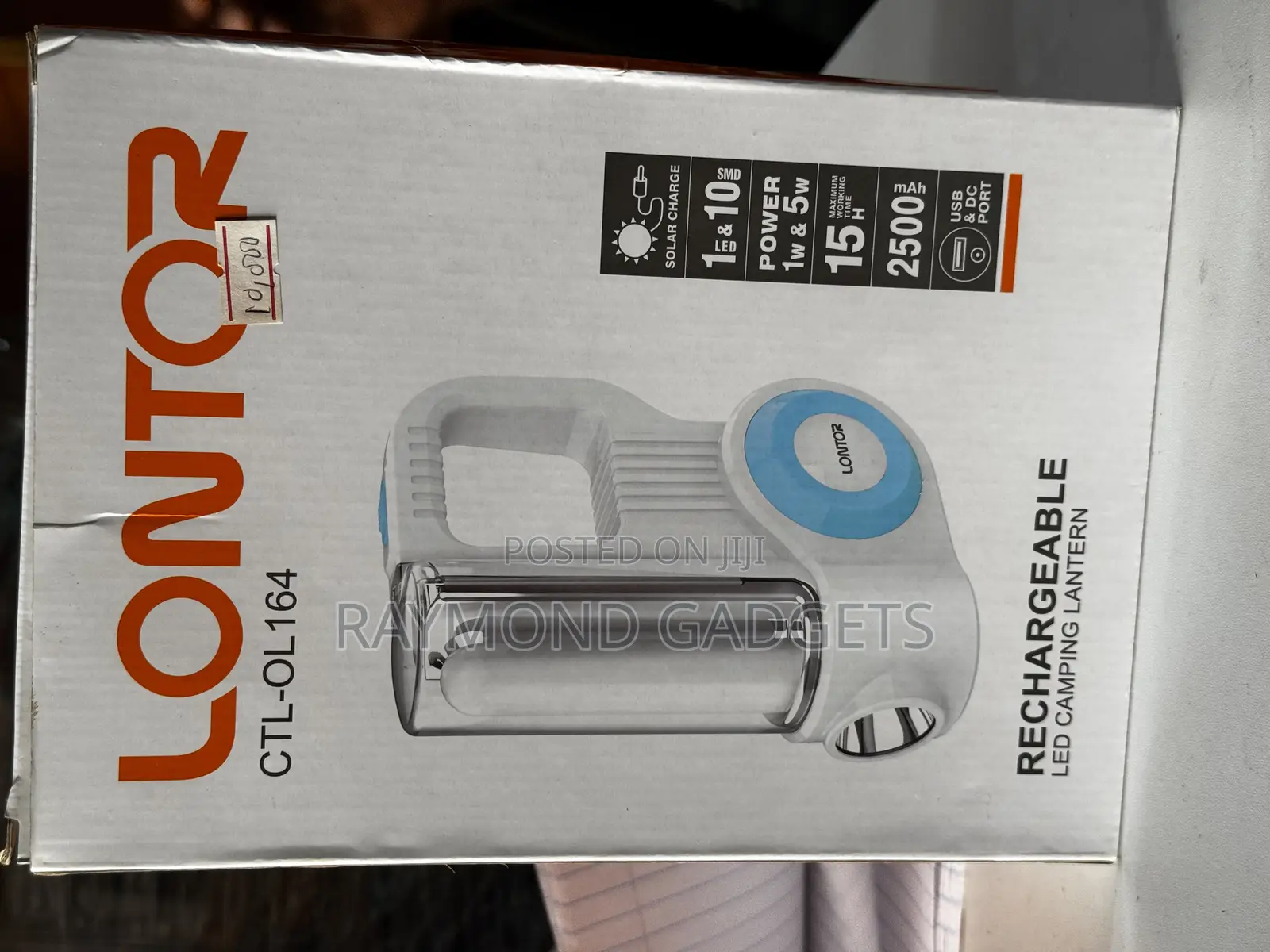 Lontor Rechargeable LED Camping Lantern CTL-Ol164