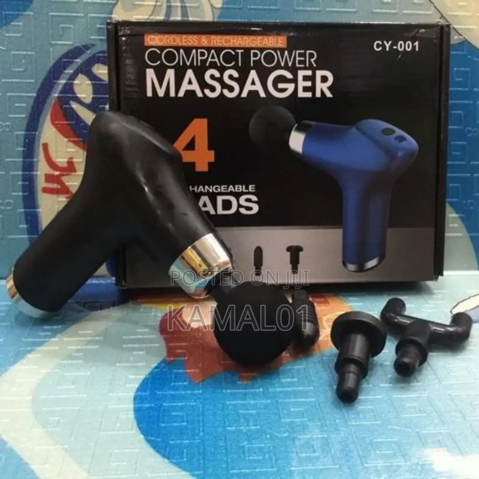 Compact Power Massager Gun (Cordless and Rechargeable)
