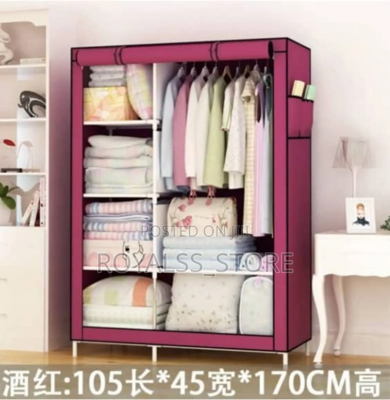 Quality Double Column Detachable Wardrobe Closet