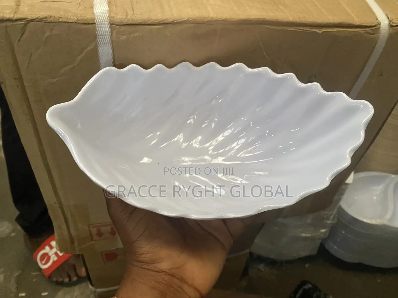 6pcs Leaf Shape Soup Bowl