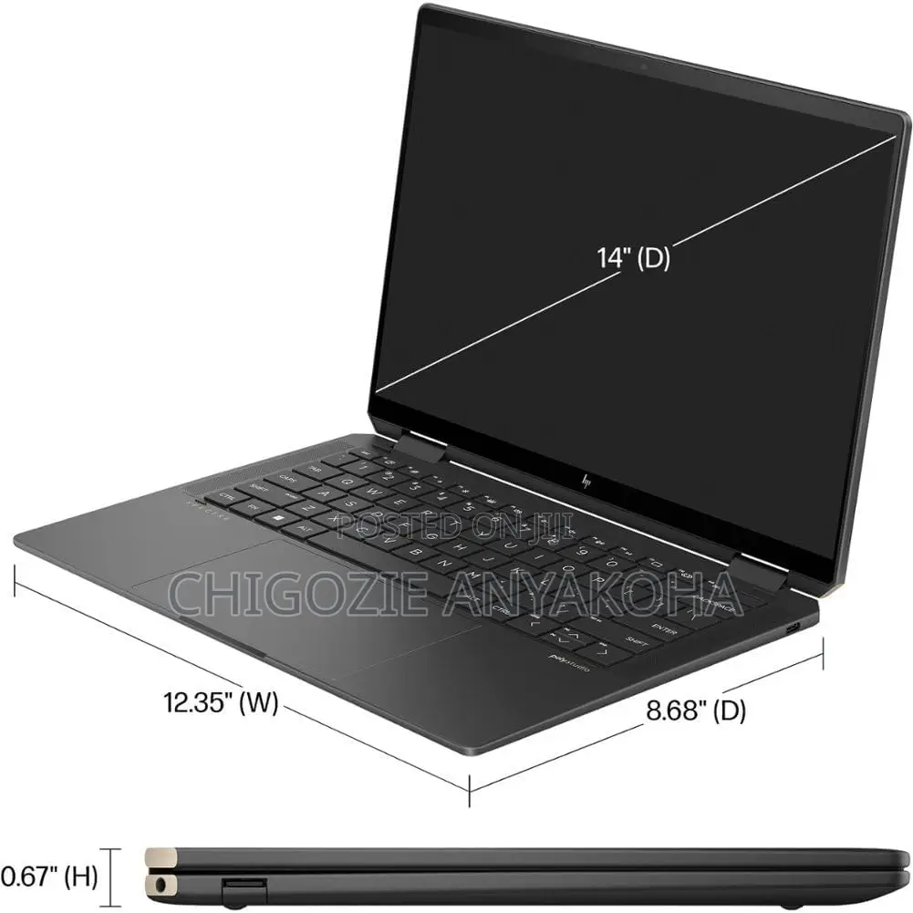 New Laptop HP Spectre X360 16GB Intel Core Ultra 7 SSD 1T