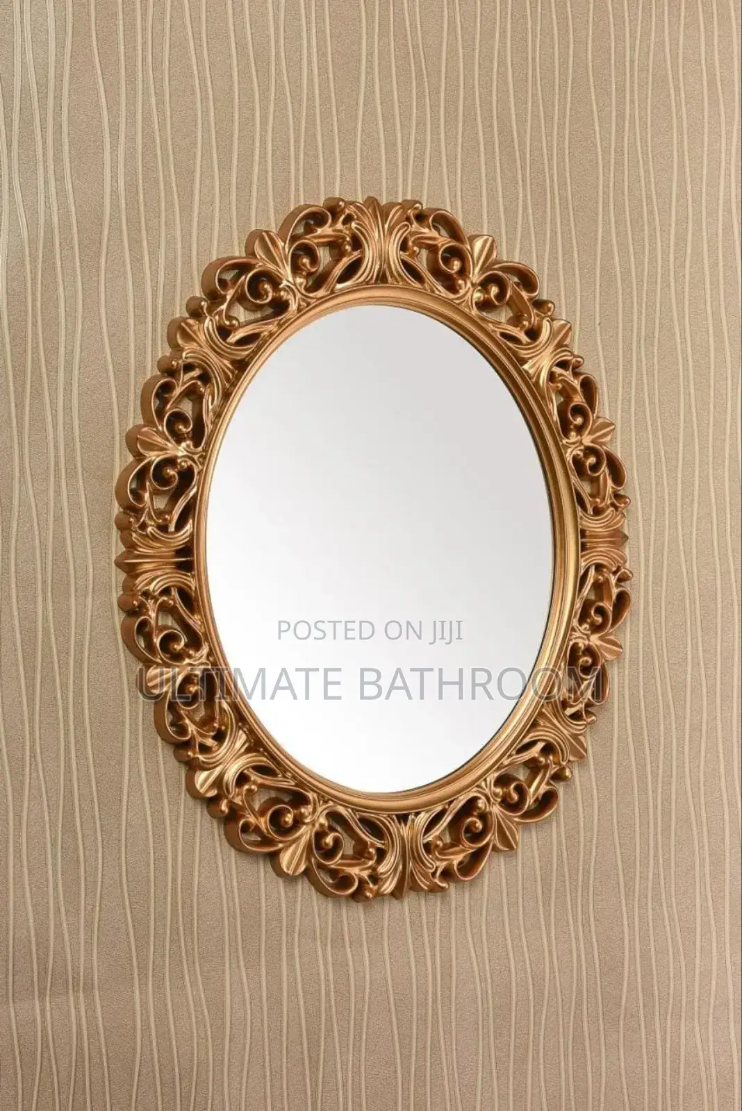 Egg Shape Royal Design Mirror