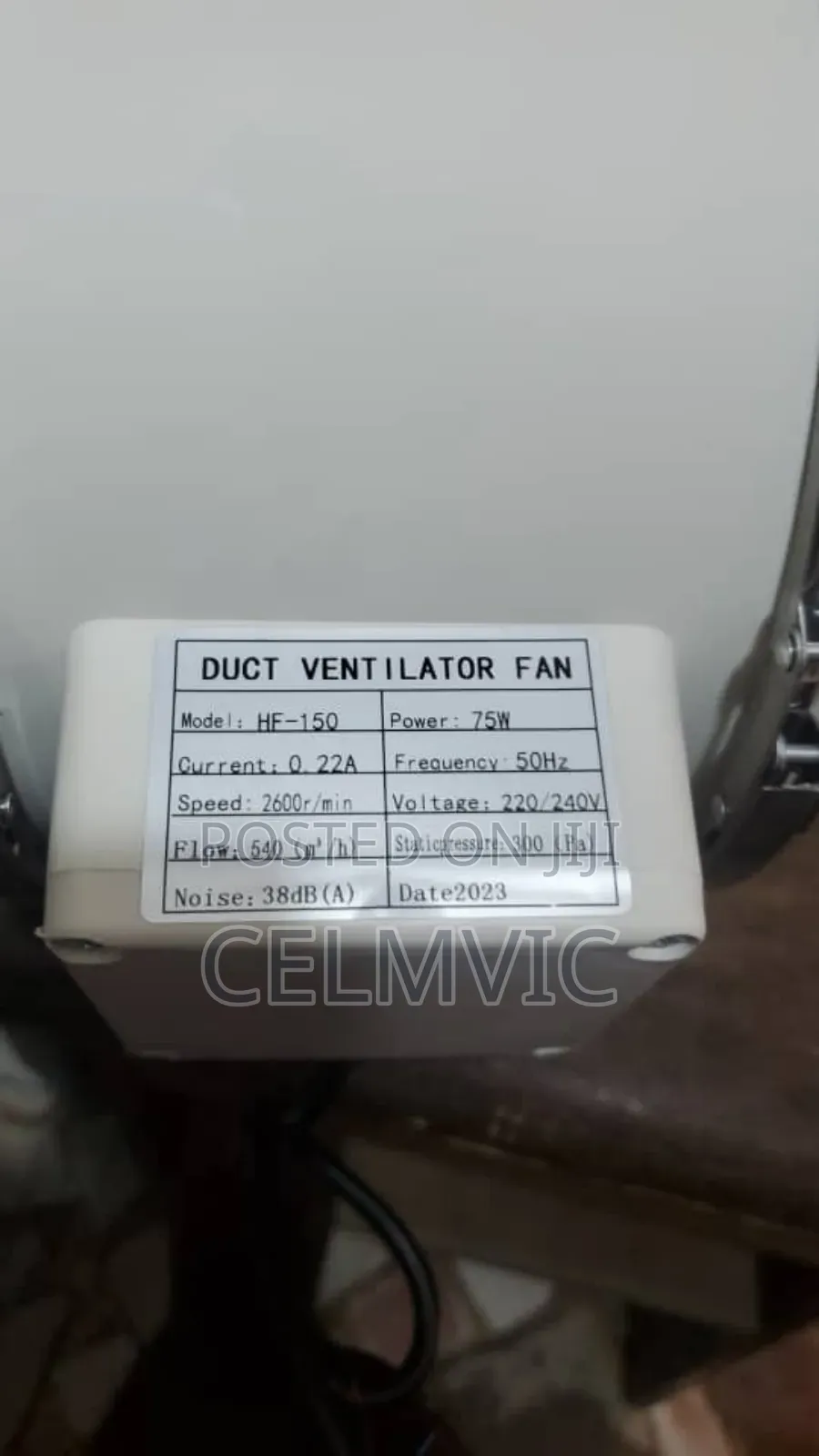 Inline Duct Fan 6inches