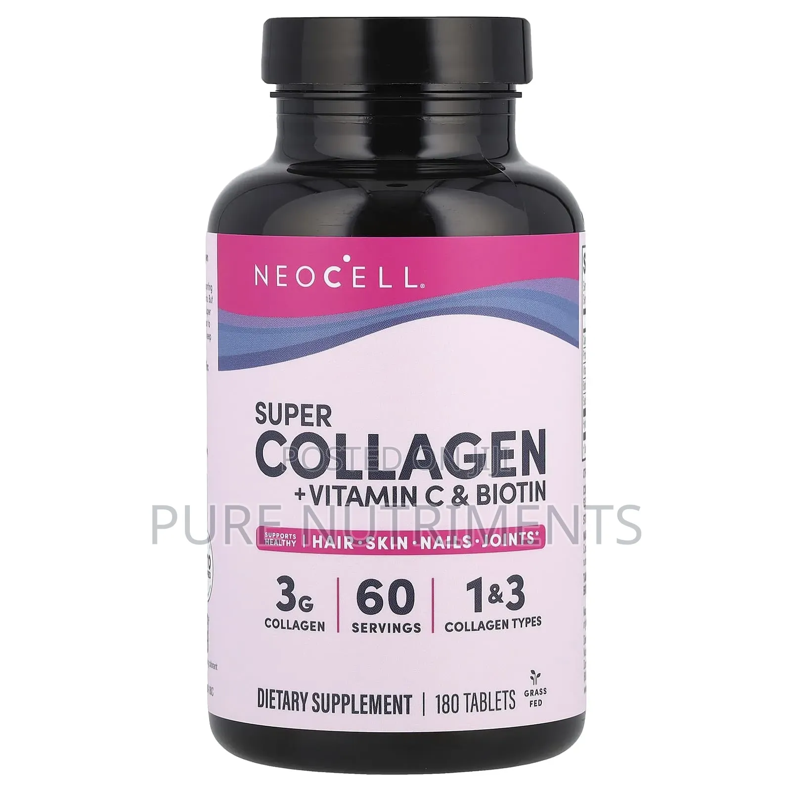 Neocell Collagen + Vit C Biotin - 180 Tablets