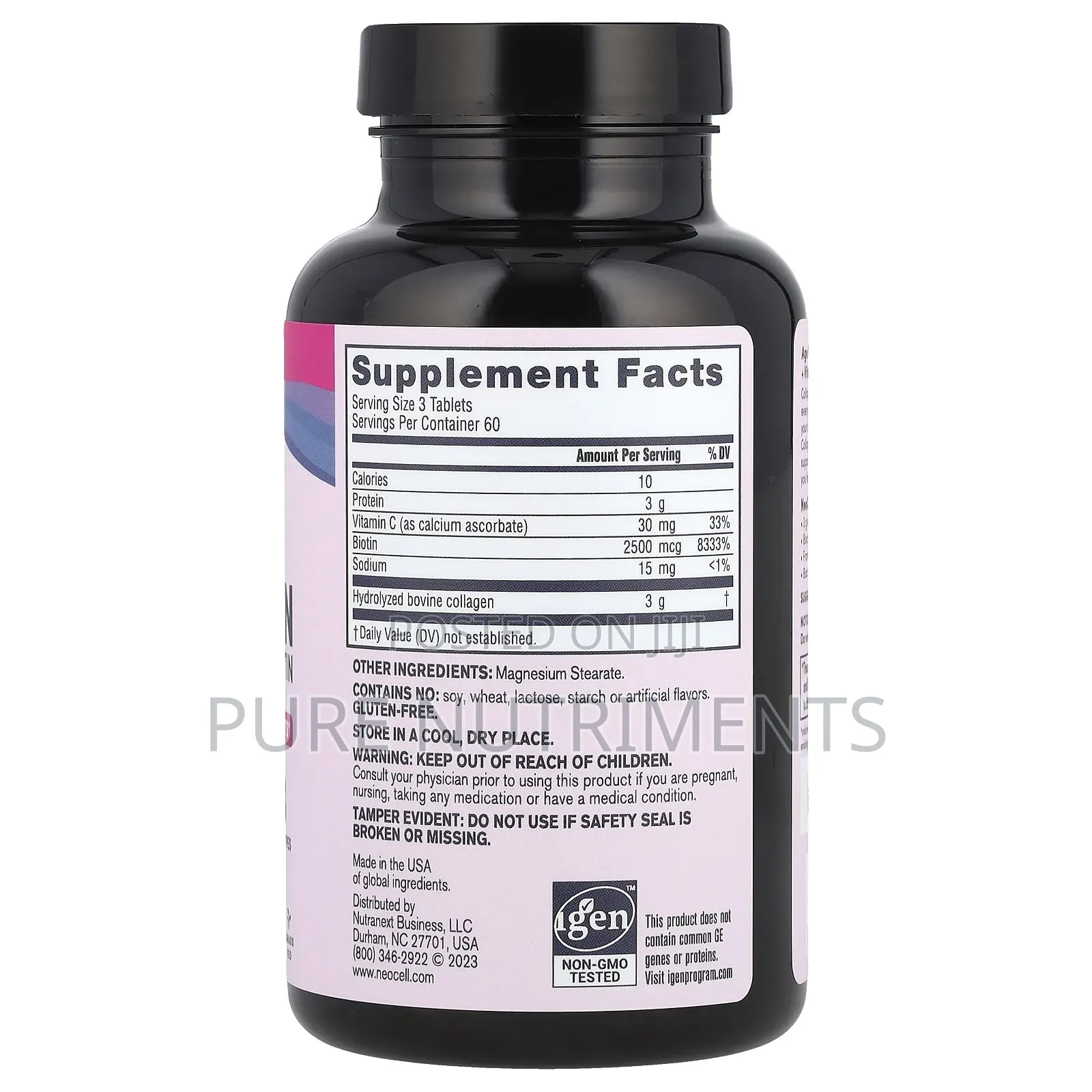 Neocell Collagen + Vit C Biotin - 180 Tablets