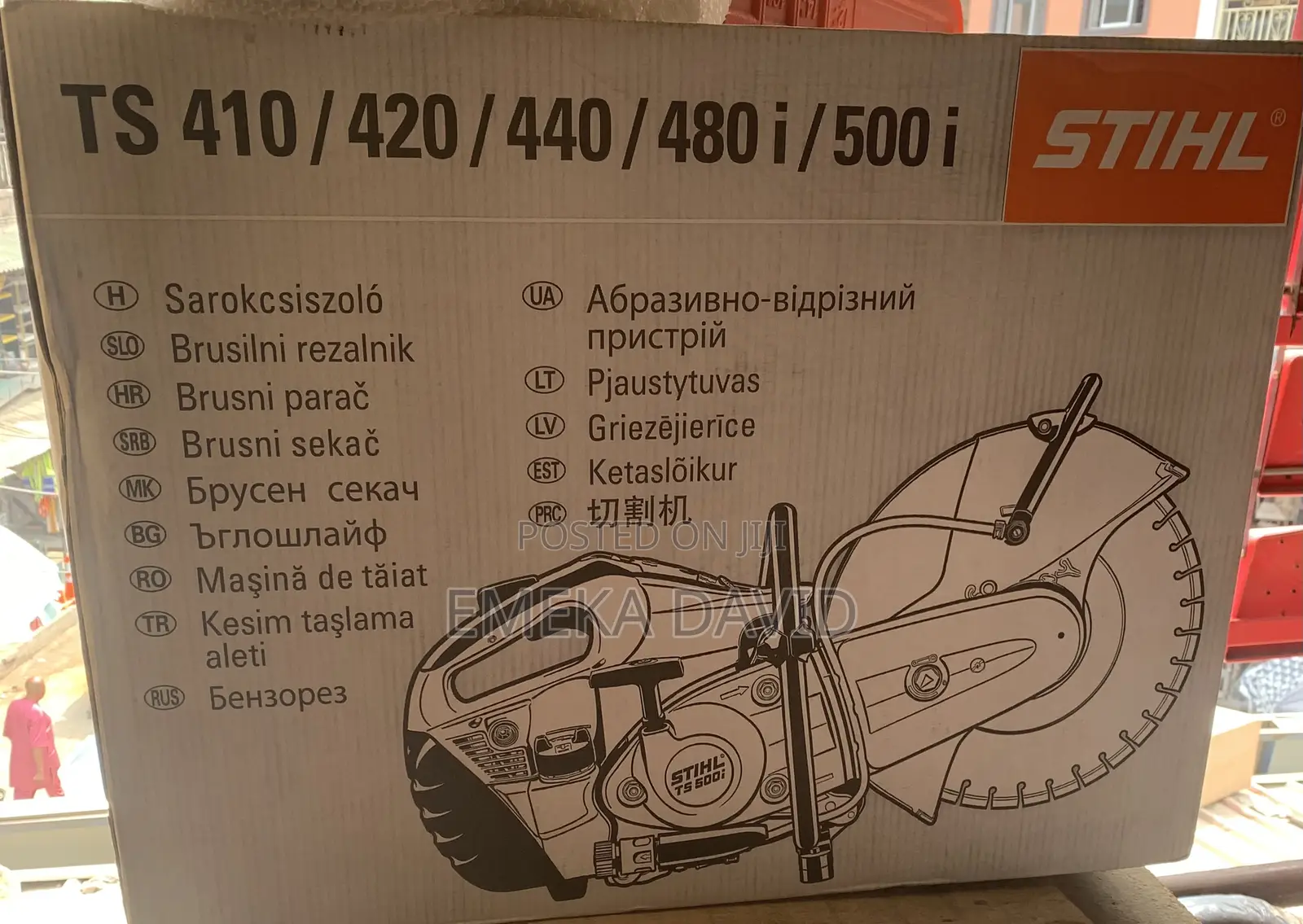 Stihl Concrete Road Cutter Heavy Duty