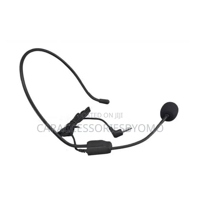 3.5mm Wired Headset Microphone Headworn Mic for Voice