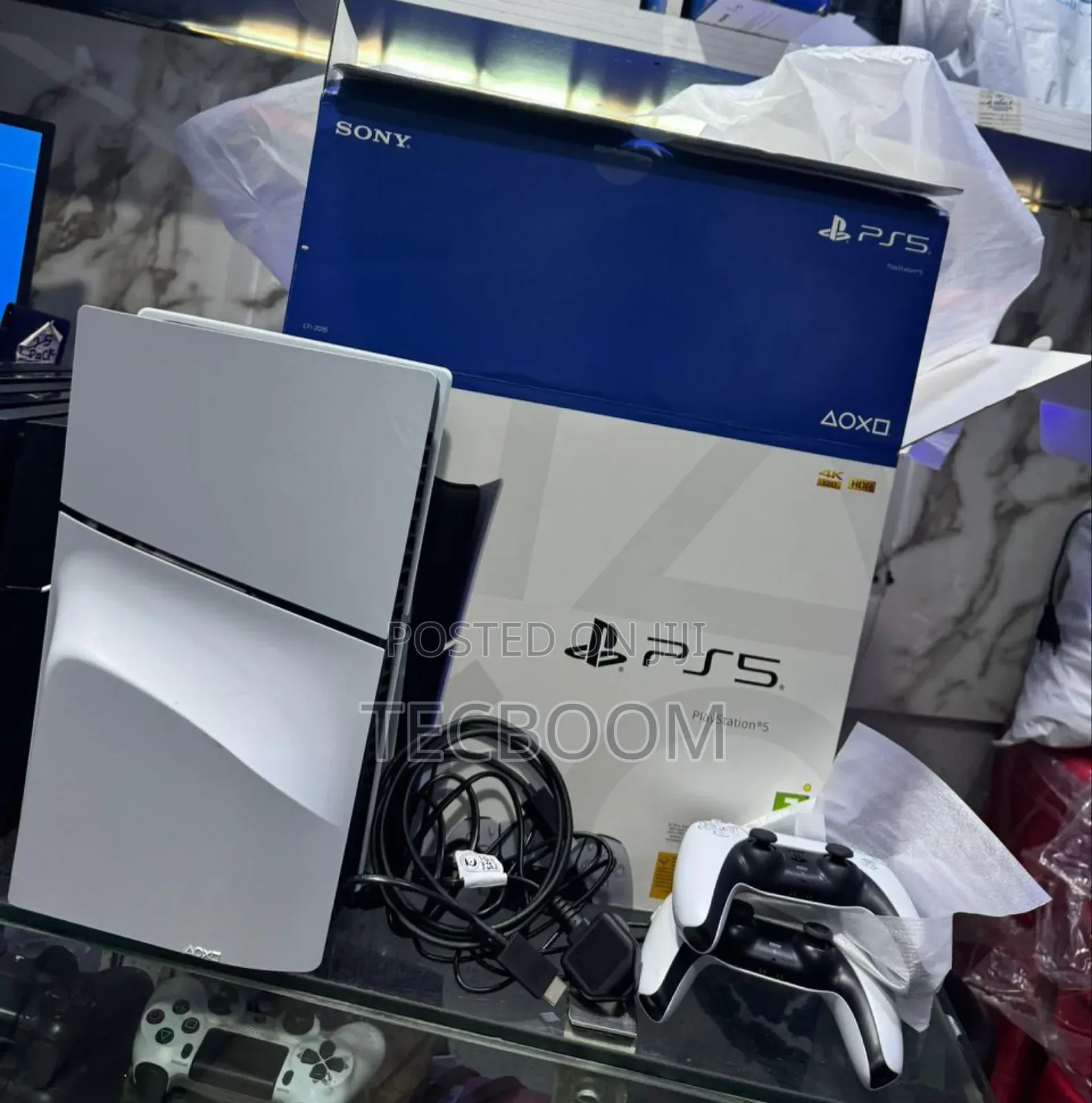 Playstation 5 Slim With 2 Pads + Games in the Description