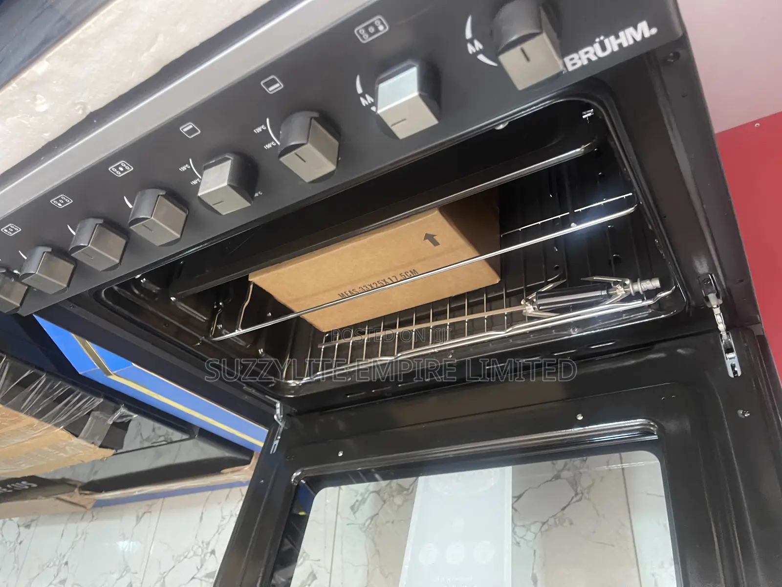 Bruhm 60 By 90  Standing Gas Cooker With Grill And Oven