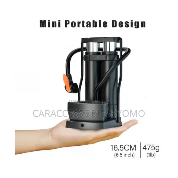 Foot Pump Heavy Compressor Cylinder With Pressure Gauge