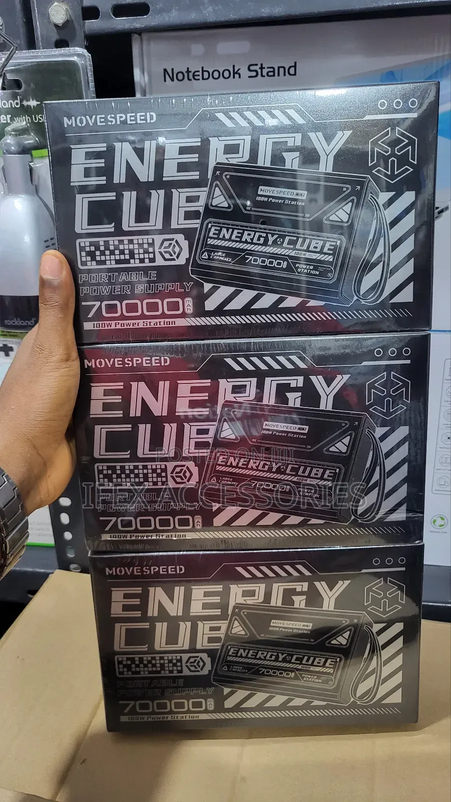 MOVESPEED Powerbank 70,000mah 100W,Outputs Fast Charging