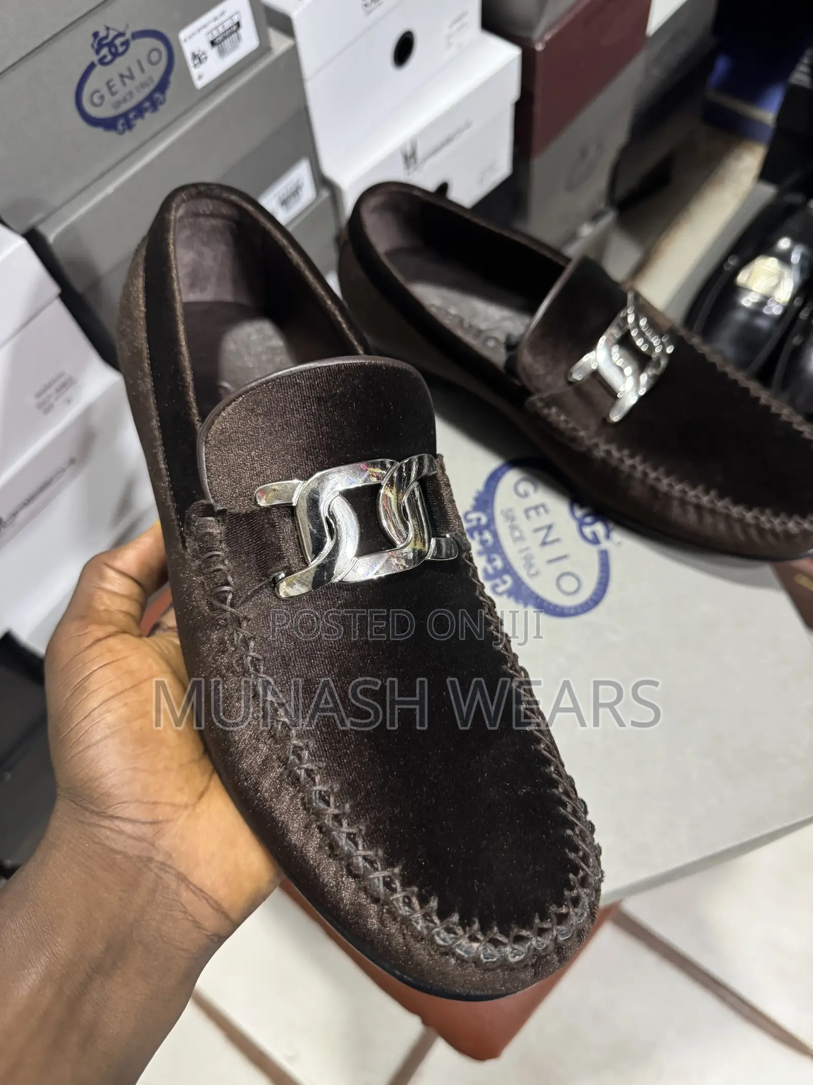 Italian Velvet Genio Luxury Shoe 40-48