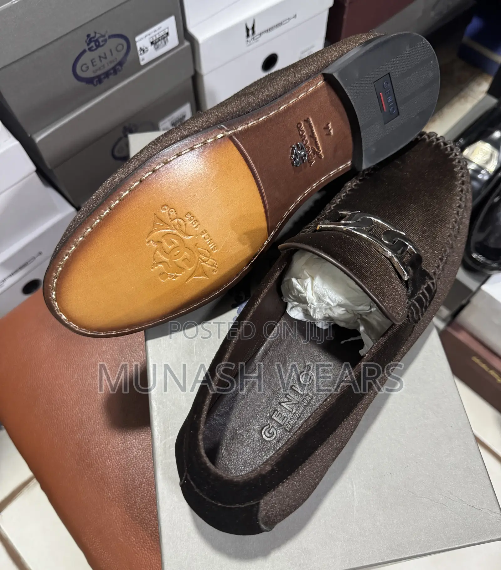 Italian Velvet Genio Luxury Shoe 40-48