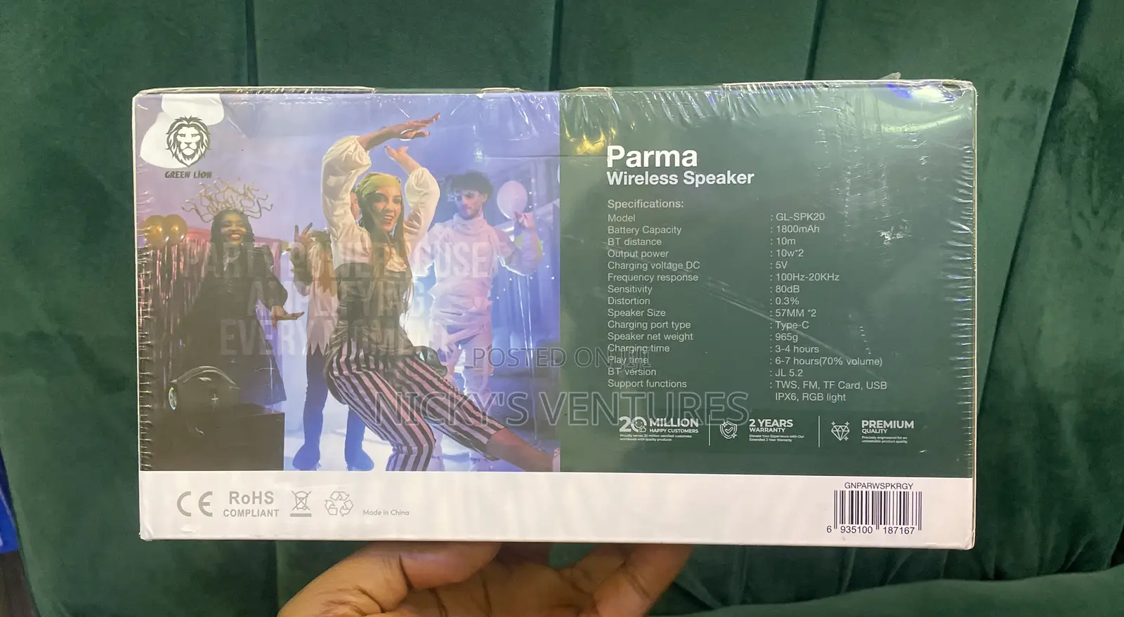 Green Lion Parma Wireless Speaker