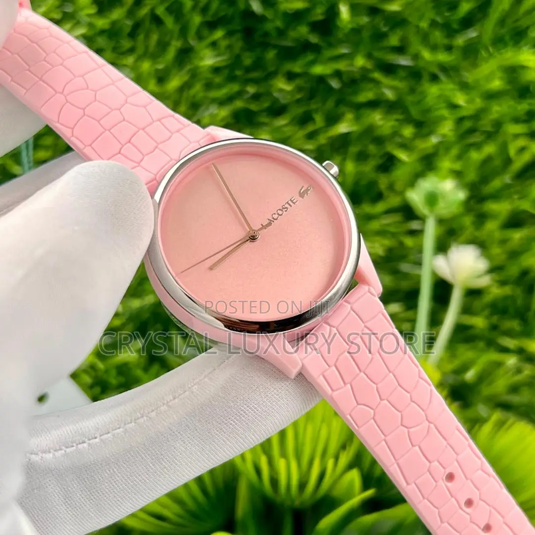 Lacoste Quality Luxury Men Rubber Strap Wristwatch