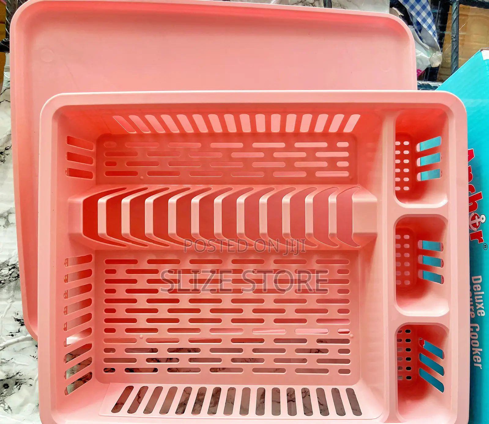 Plastic Table Top One Layer Dish Rack