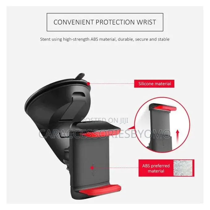 Car Phone Holder Windshield Mount Stand