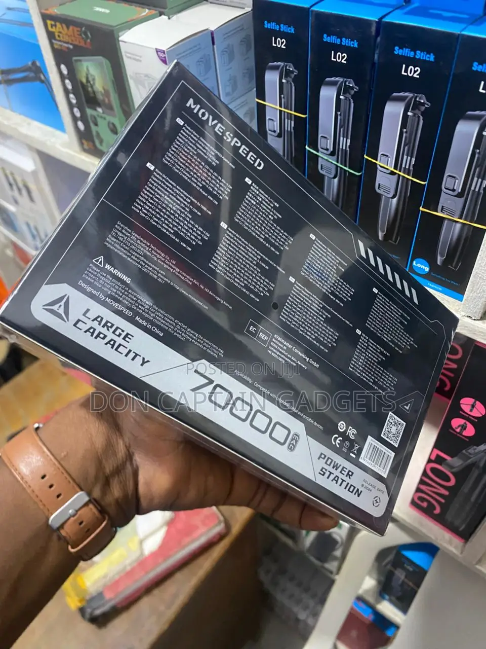 Energy Cube 70000mah 100W Speed Move Power Bank