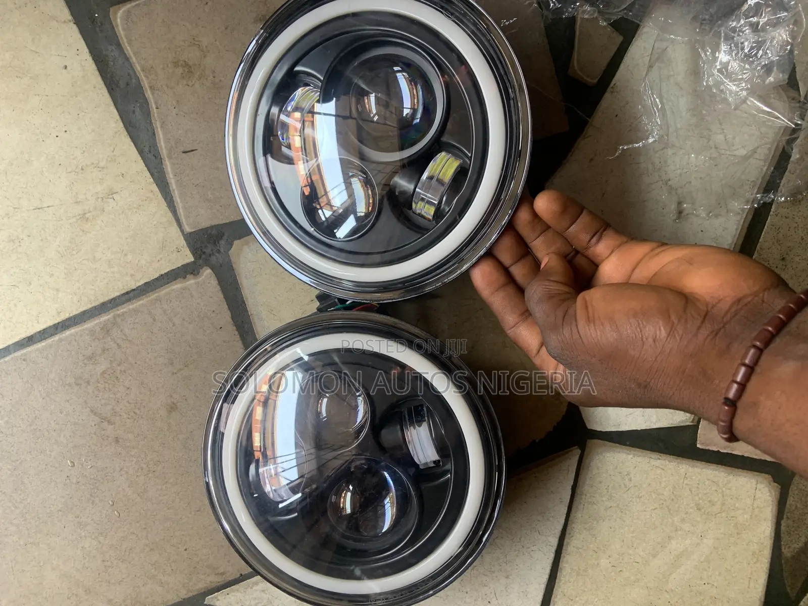 Two Front Headlight Jeep Wrangler 2020 Model
