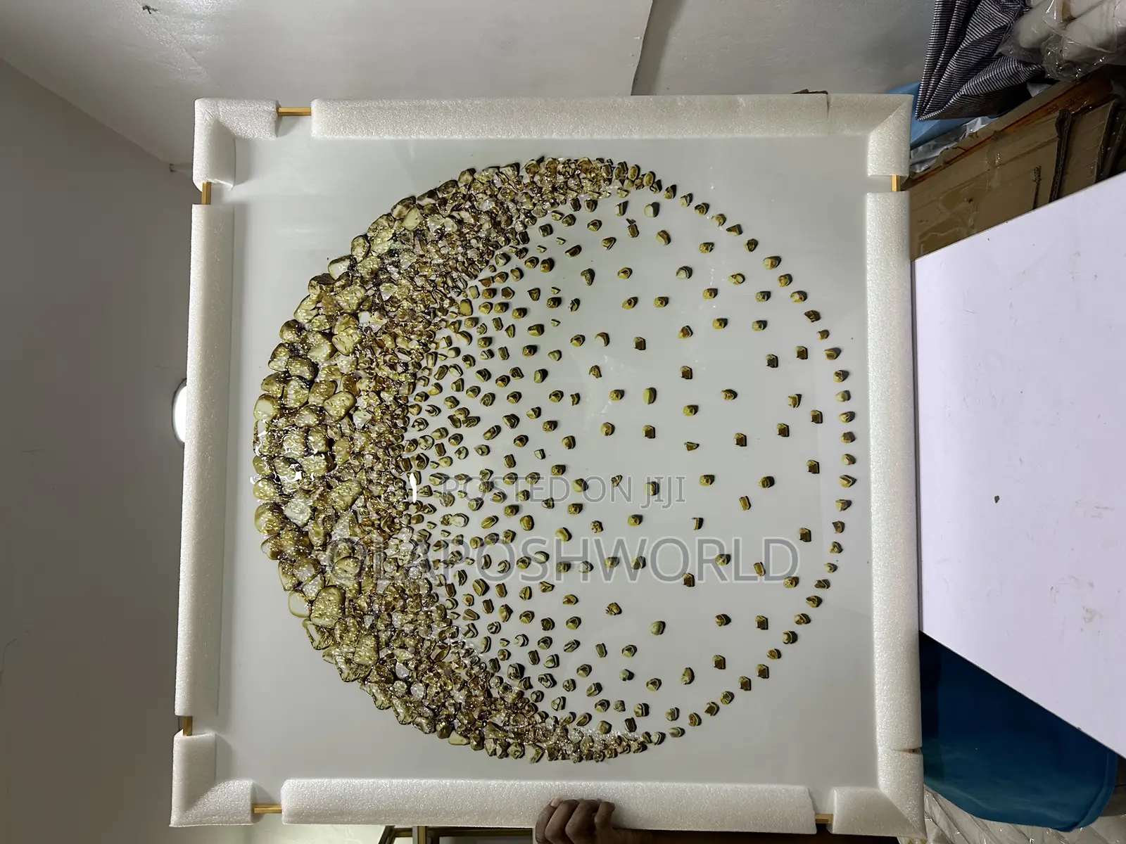 80*80cm 3pcs Imported Acrylic Stoned Wall Art