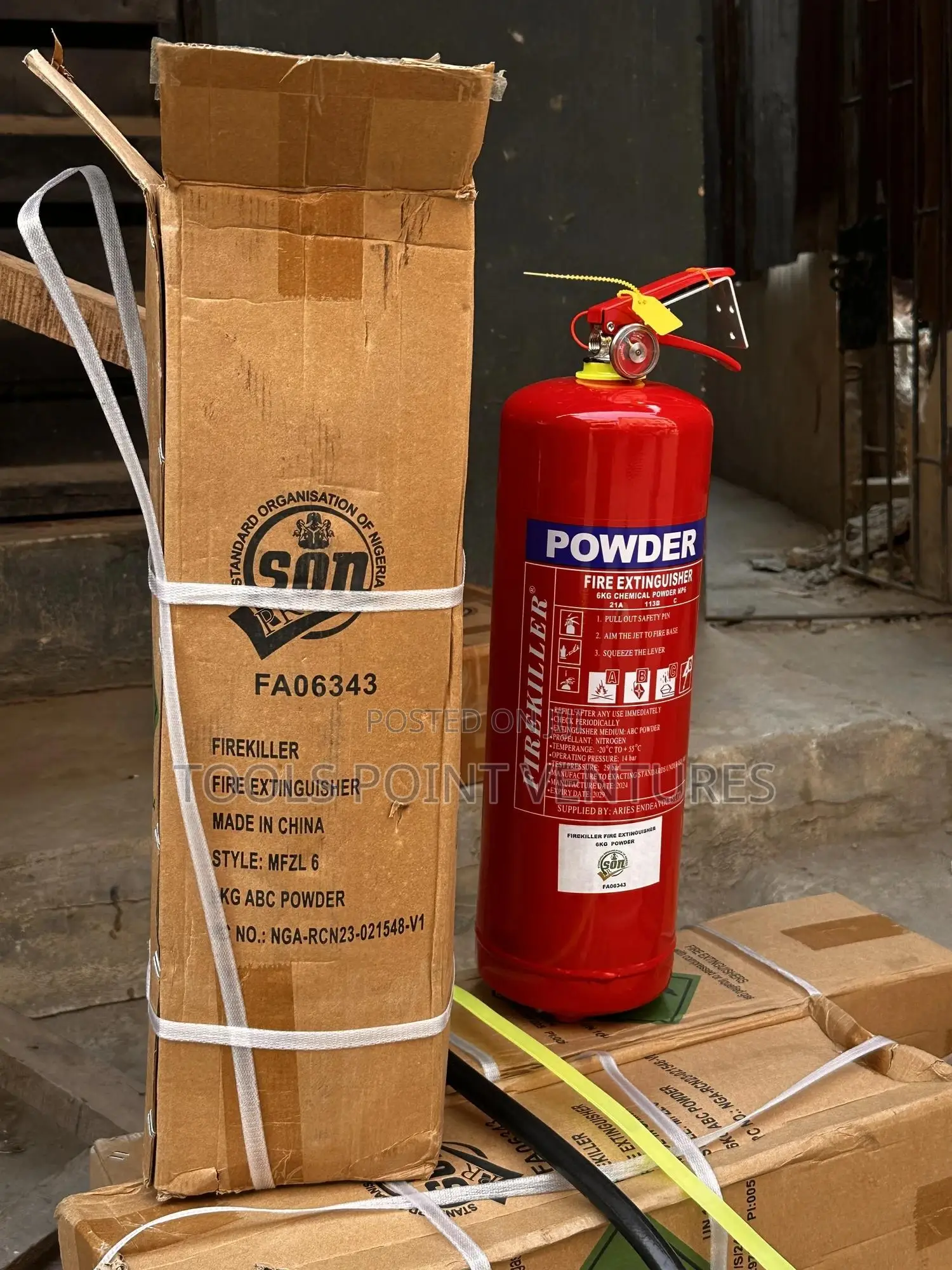 Brand New 6kg Dcp Fire Extinguisher