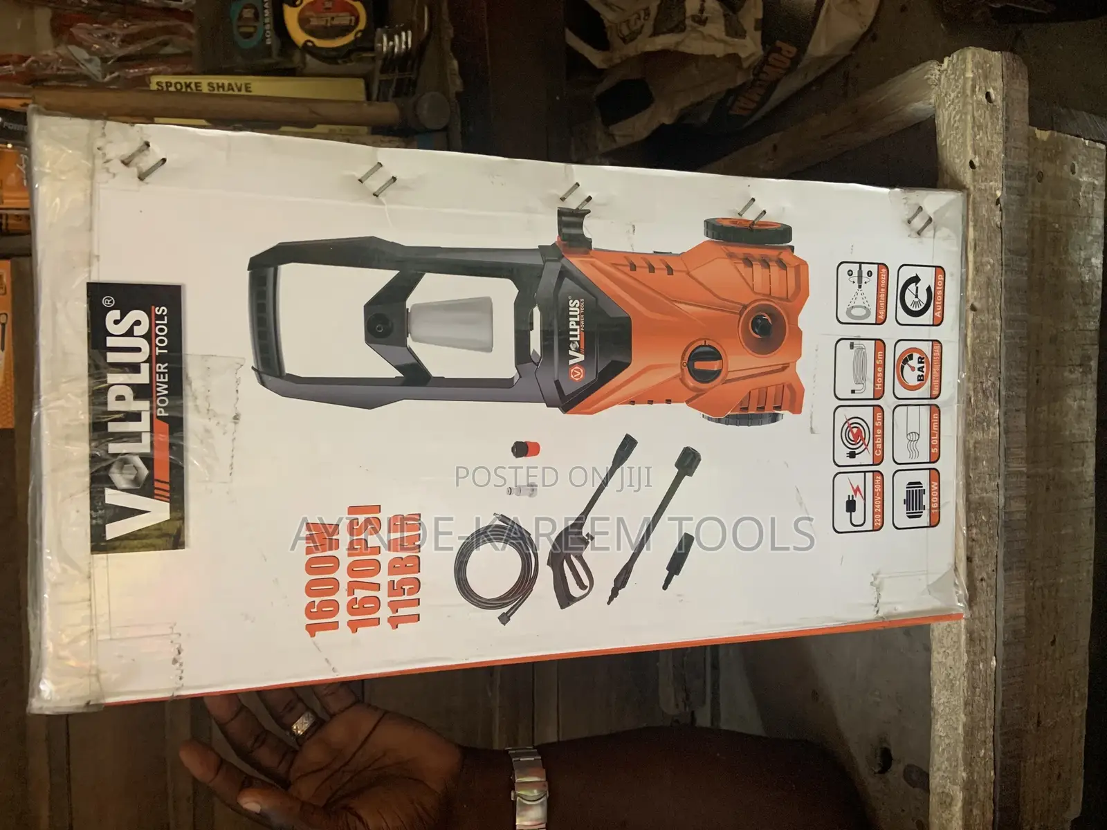 High Pressure Washer (115bar)(1600watts)(1670psi)