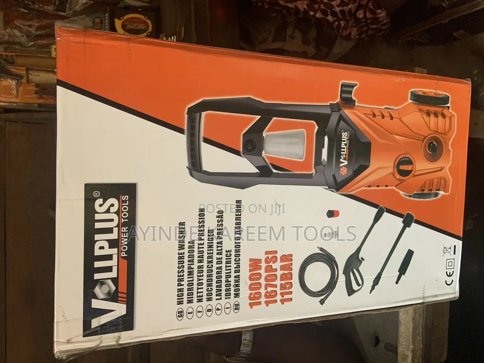 High Pressure Washer (115bar)(1600watts)(1670psi)