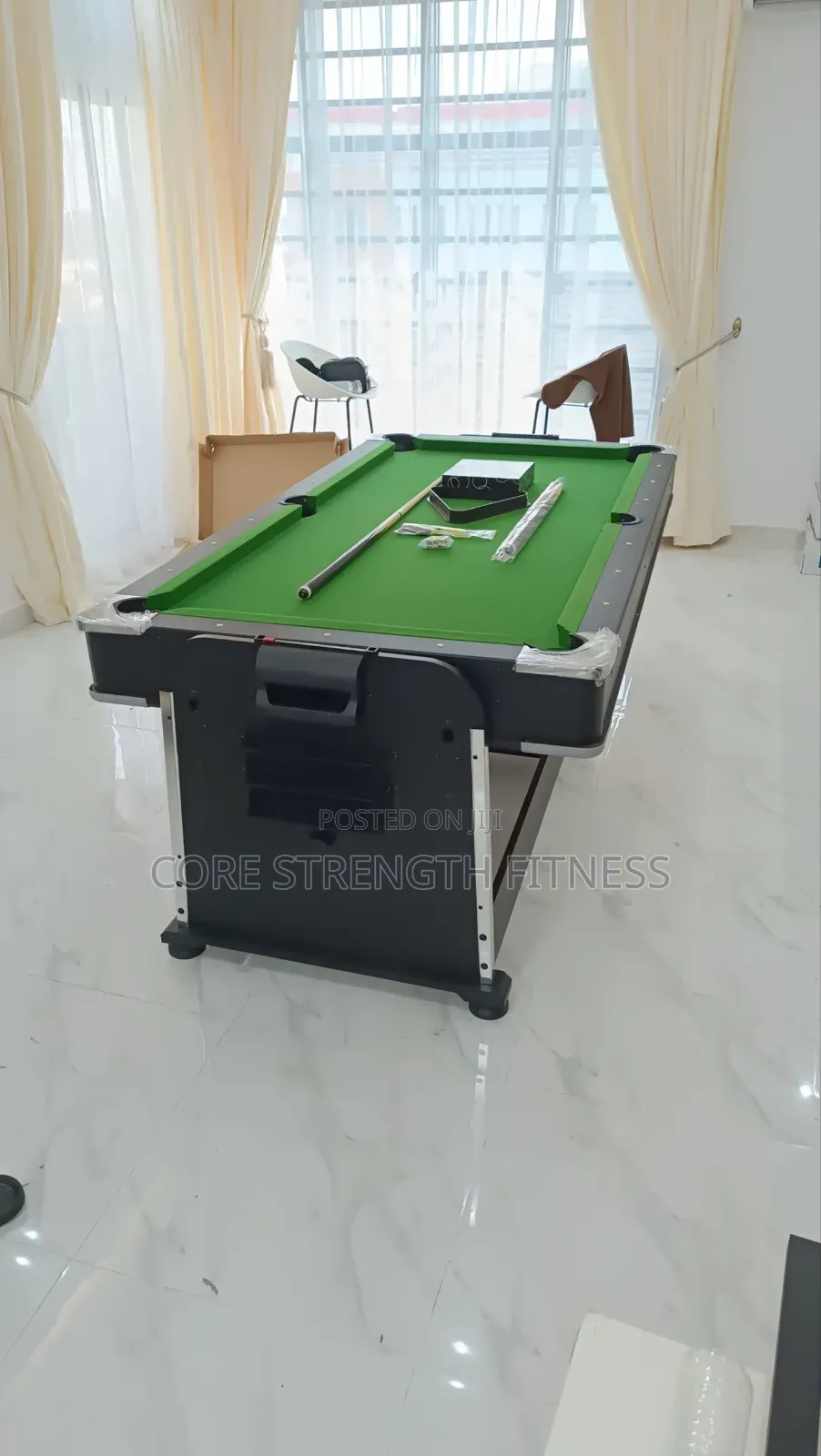 7ft Revolver 4-in-1 Snooker, With Air Hockey Table Tennis