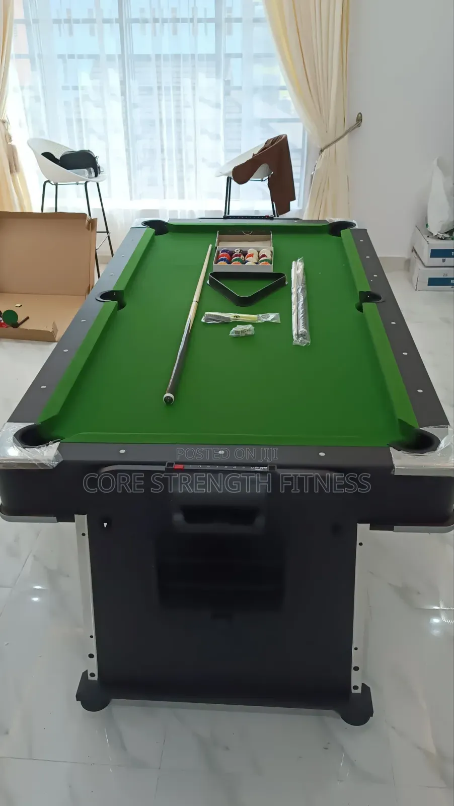 7ft Revolver 4-in-1 Snooker, With Air Hockey Table Tennis